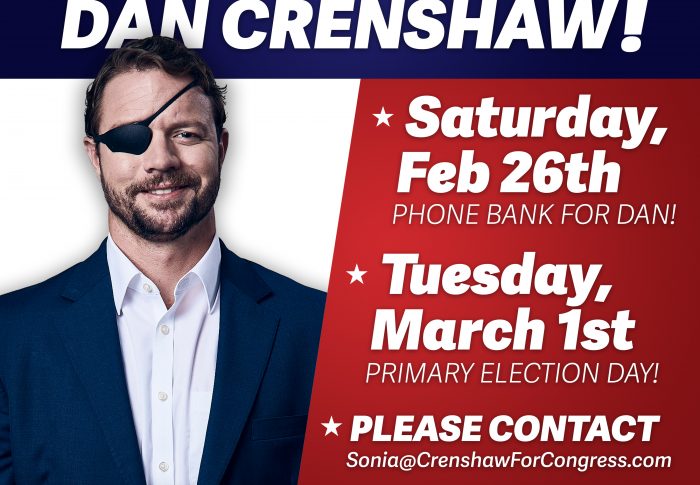 Volunteer for Dan Crenshaw!